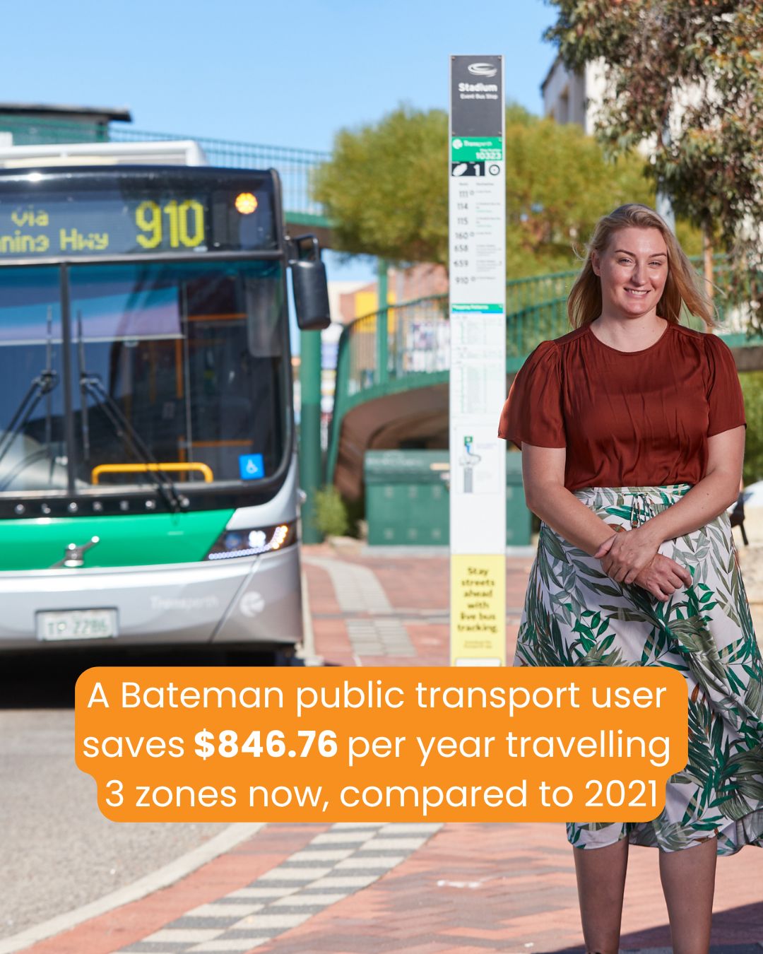 Public Transport Cheaper for Bateman Locals Main Image