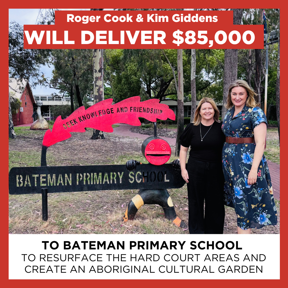 COMMITMENT - $85,000 for Bateman Primary School  Main Image