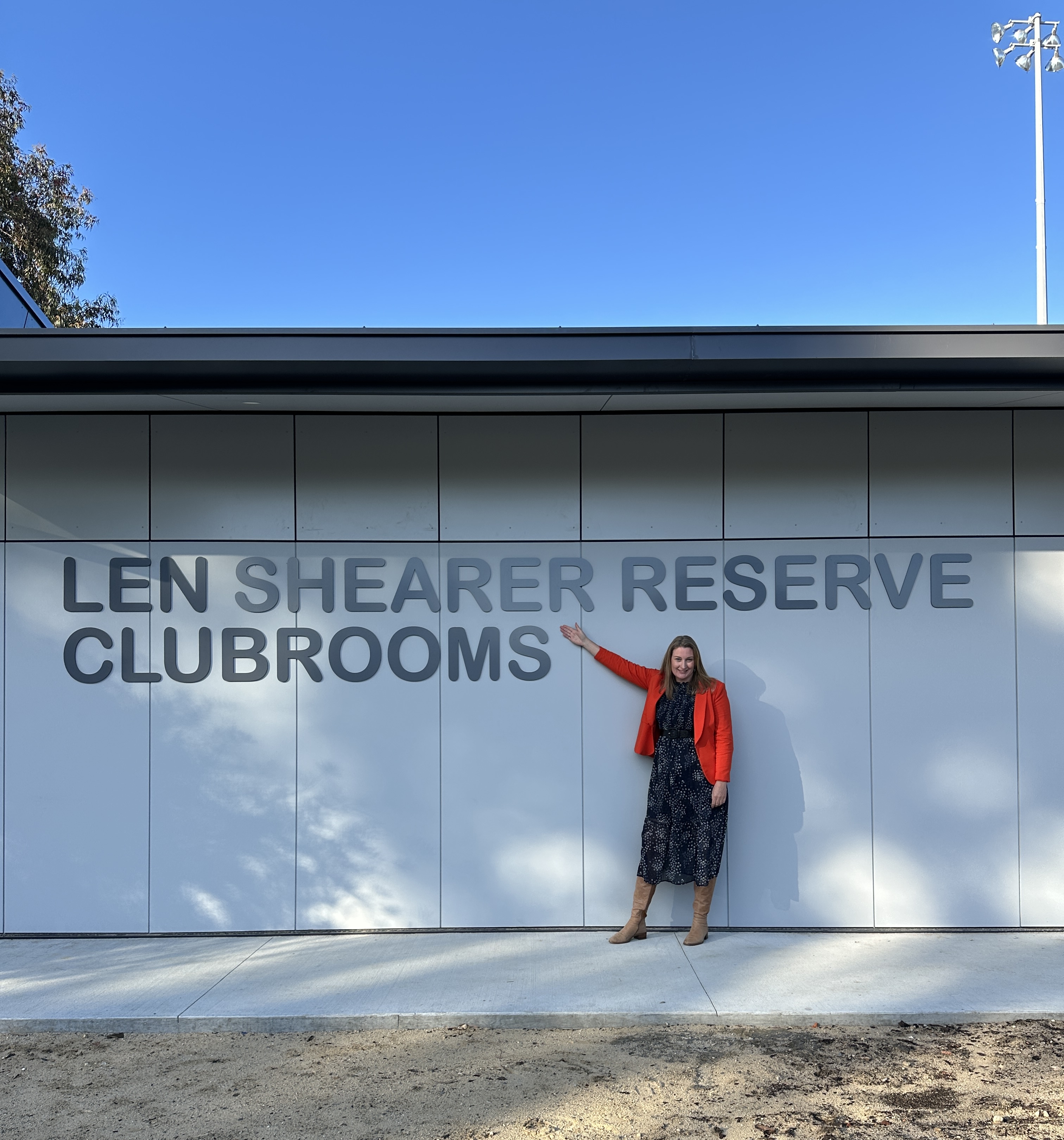 $1,200,000 for the redevelopment of changerooms at Len Shearer Reserve.  Main Image